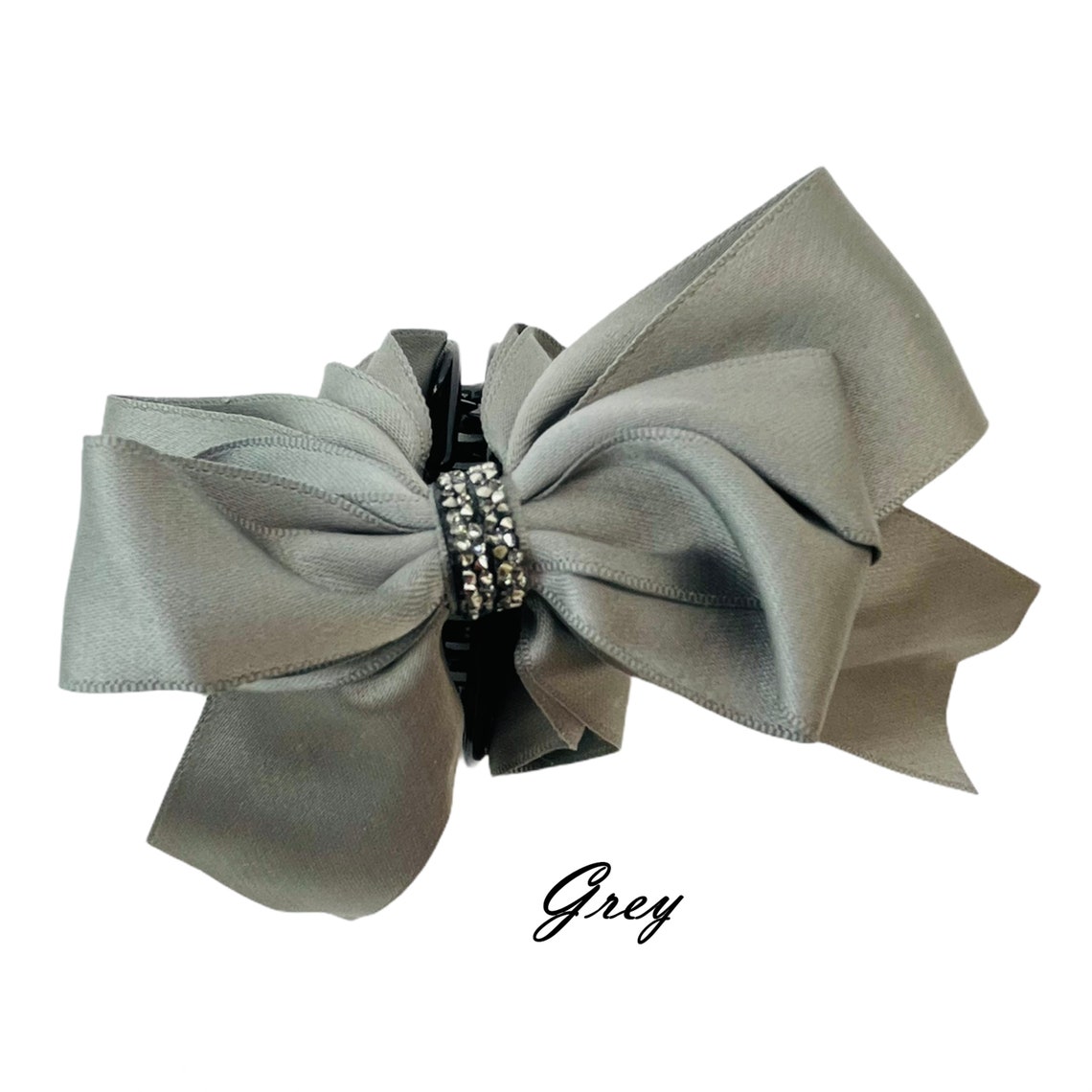 Ribbon Bow hair claw clipMedium large claw clipClassic Claw Etsy