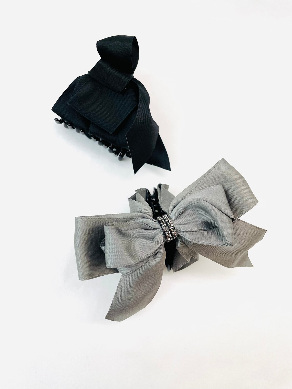 Ribbon Bow hair claw clipMedium large claw clipClassic Claw Etsy