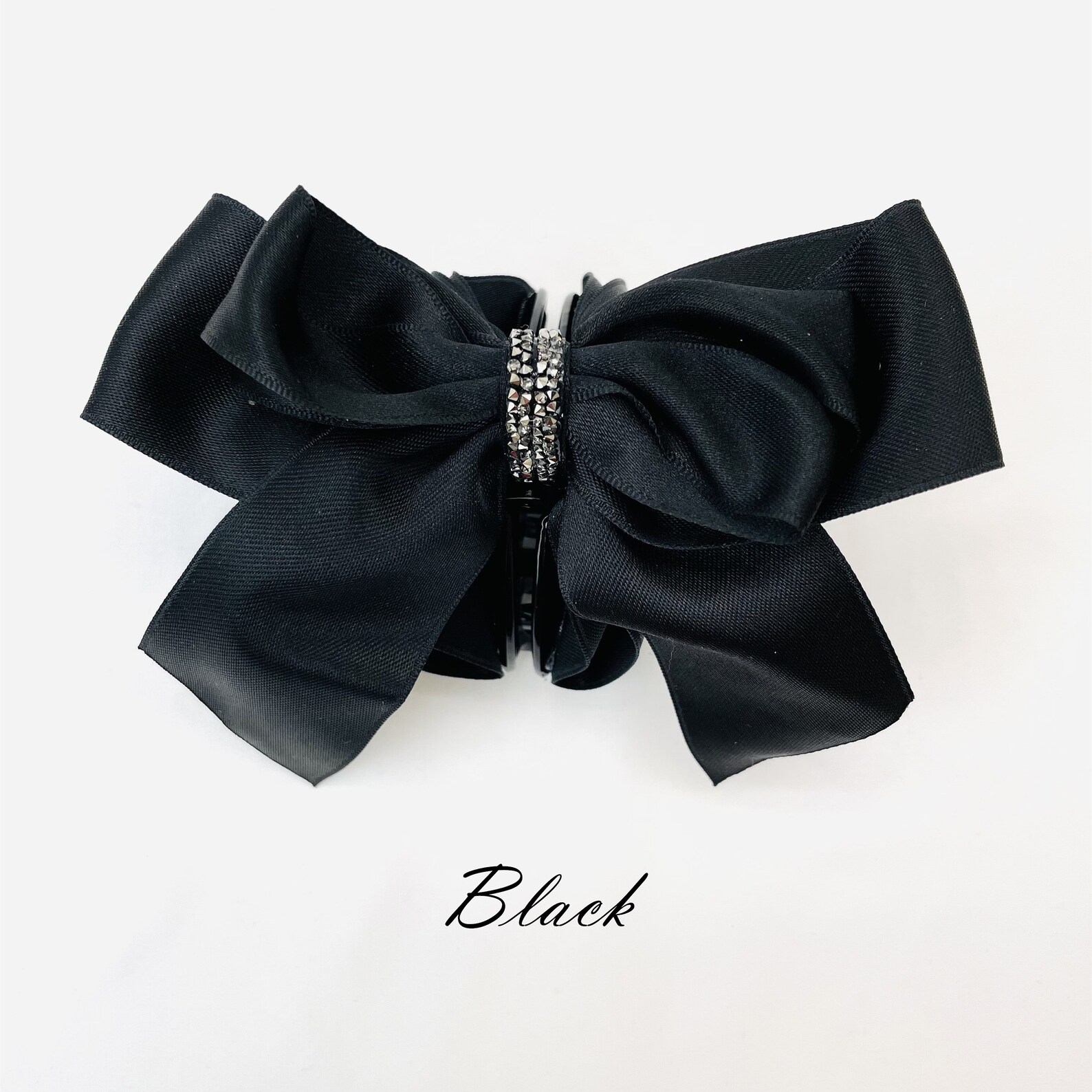 Ribbon Bow Hair Claw Clipmedium Large Claw Clipclassic Claw Etsy