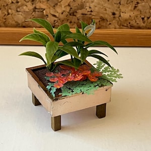 LUNDBY Flower Stand | Scale 1:16 Vintage Dollhouse 1970-80s