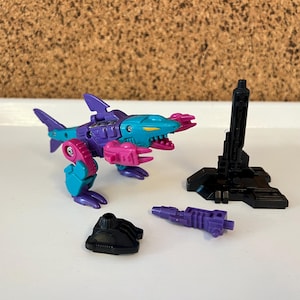 Transformers G1 ’Overbite’ Complete | Seacons Piranacon | Hasbro 1988 Vintage Action Figure | Collector Toys