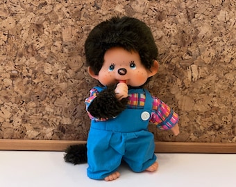 1980s Vintage Bølle 18cm with Outfit | Monchhichi Sekiguchi | Great Condition | Vintage Collector Toy