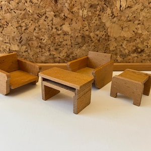 Vintage Dollhouse Furniture from 1950-60s