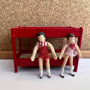 LISA of Denmark Dollhouse Furniture | Scale 1:16 Vintage Dollhouse 1970s