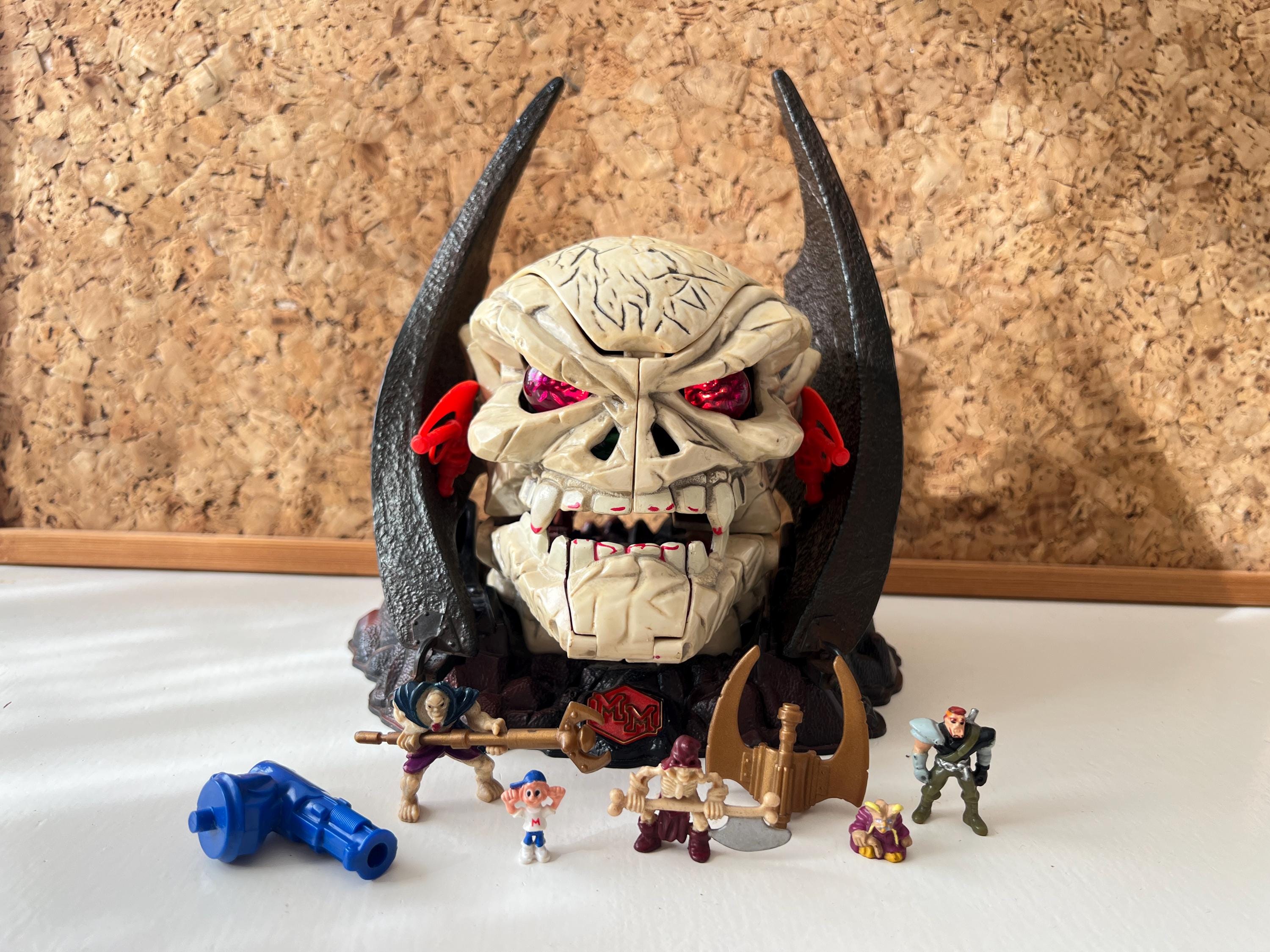 グクマッツ Secret Mighty Max 'assaults Skullmaster' COMPLETE Mega Head Playset