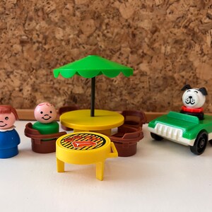 1970s Vintage Fisher Price Little People | Lot of  Dolls, Furniture and Cars | P-F Toddler Toys