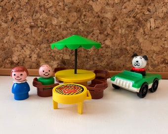 1970s Vintage Fisher Price Little People | Lot of  Dolls, Furniture and Cars | P-F Toddler Toys