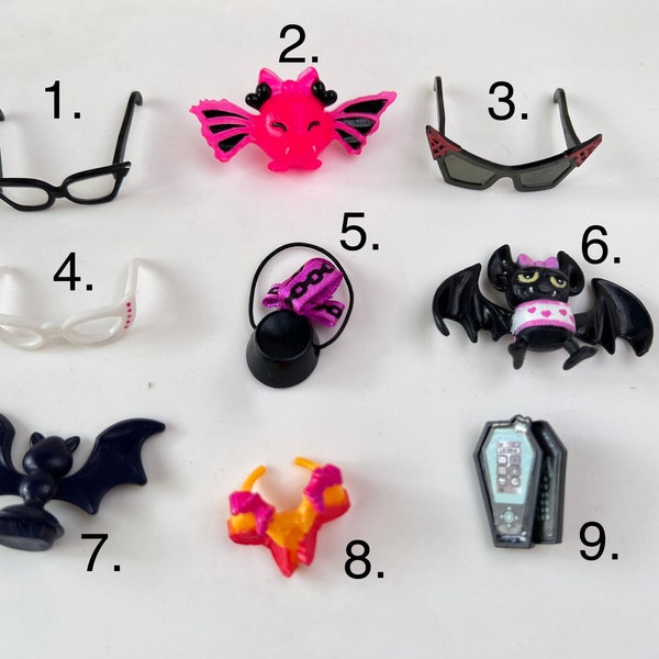 Accessoires Monster High | Choisissez votre propre | Complétez votre poupée