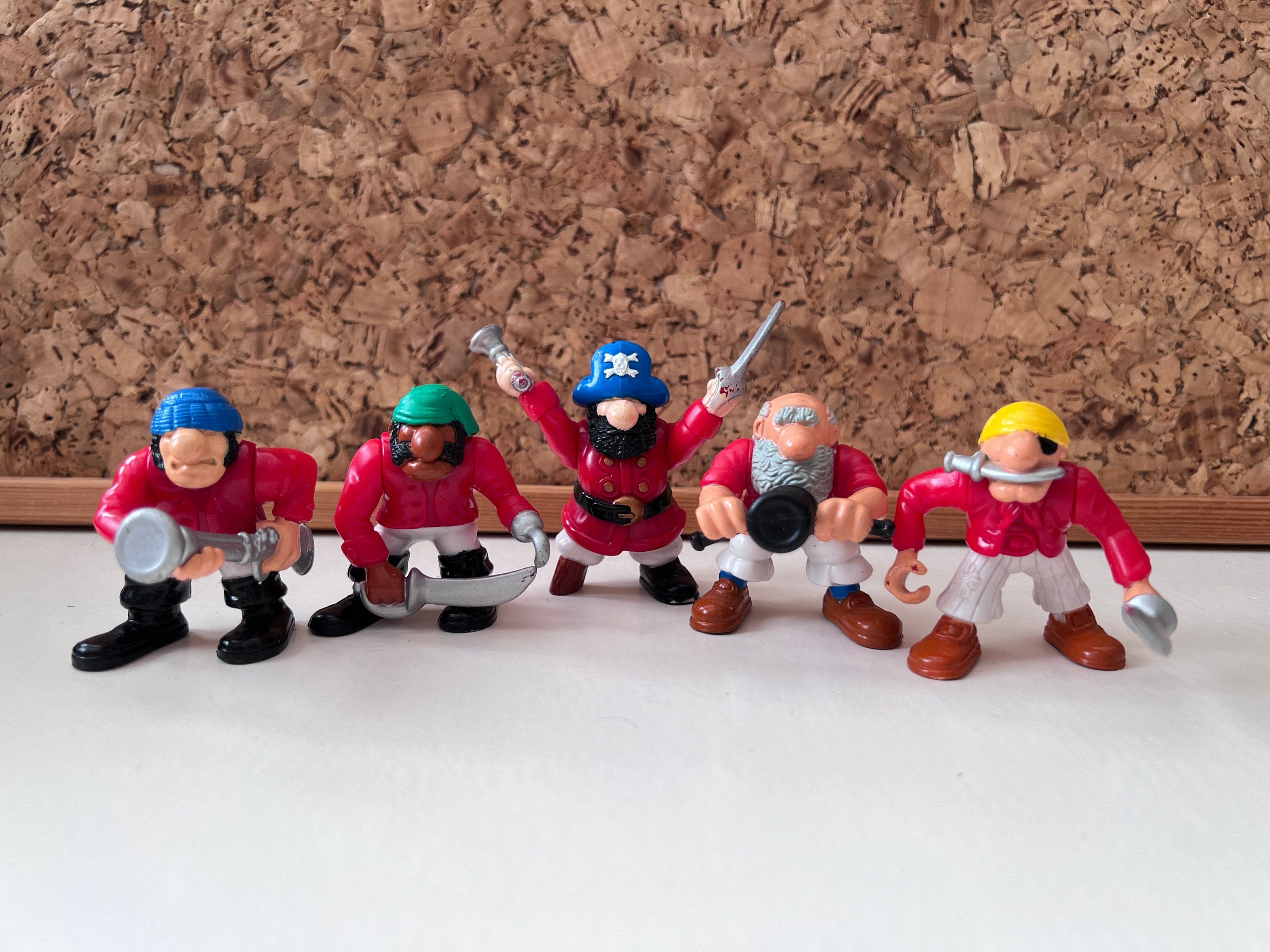 1990s Vintage Fisher Price Great Adventures | 5 Red Pirates 1995