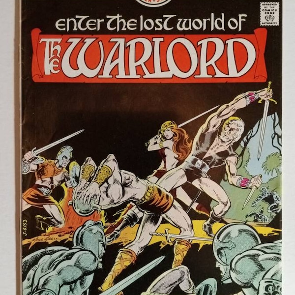 The Warlord Comics #1 : Bronze Age Comic Books / Grade Range - 6.0 to 6.5 / Mike Grell Creation