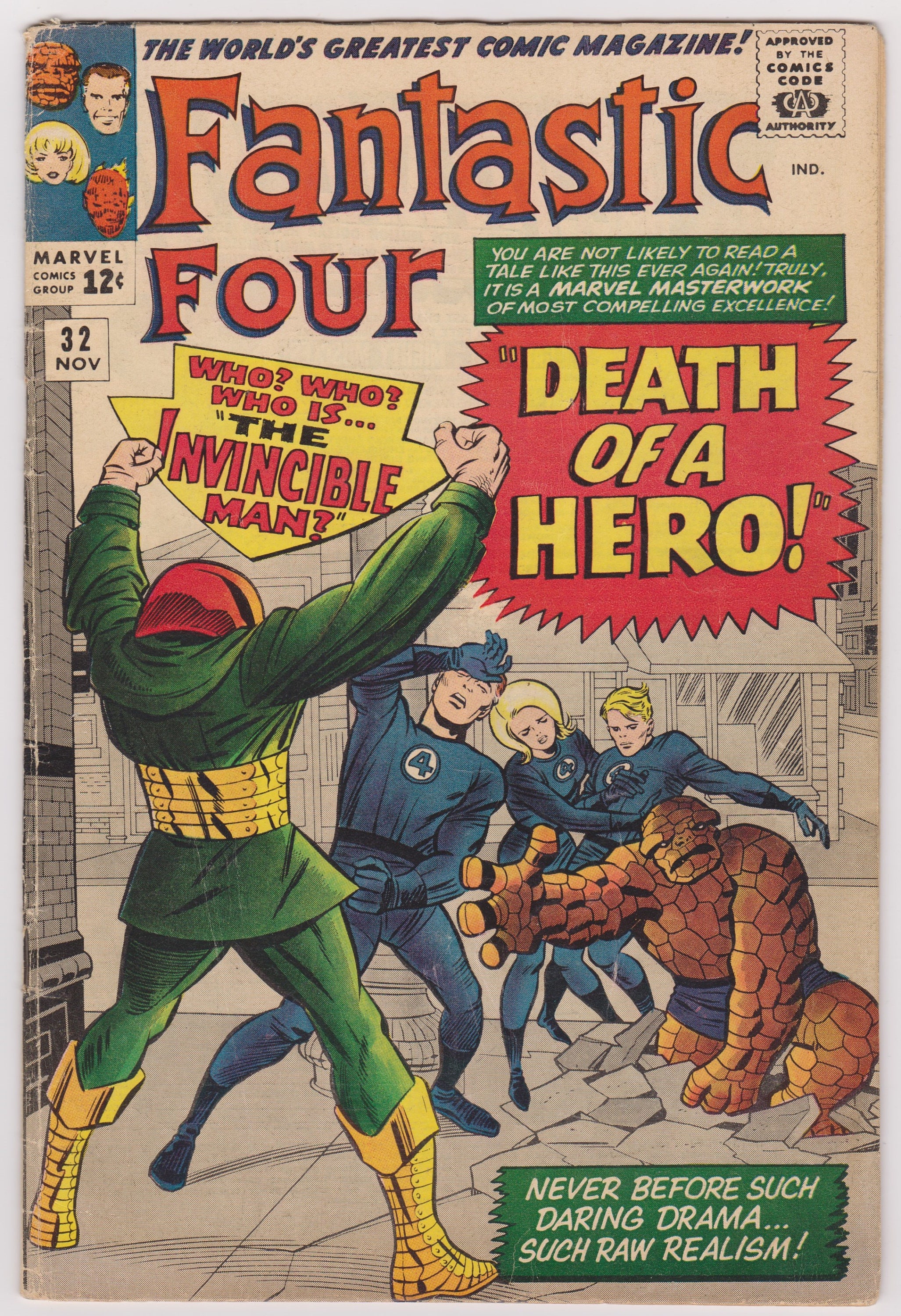 The Fantastic Four #32 : Silver Age / Grade Range - 4.5
