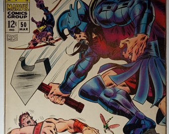 The Avengers #50 : Bronze Age / 7.5