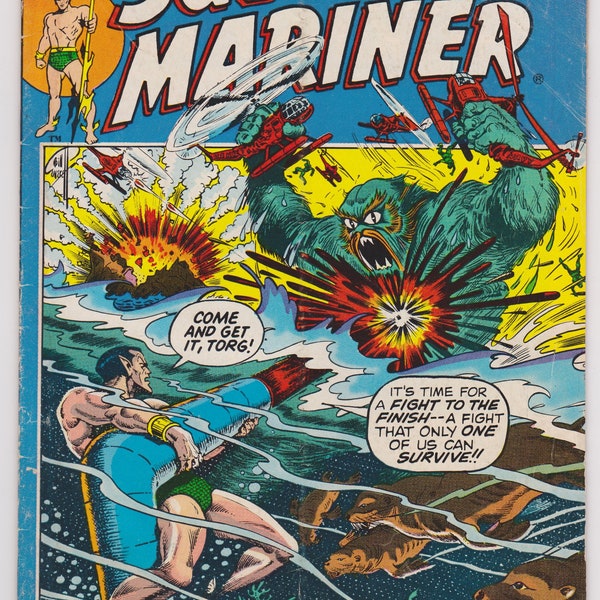 The Sub-Mariner #55 : Bronze Age Comics / Grade Range - 4.0