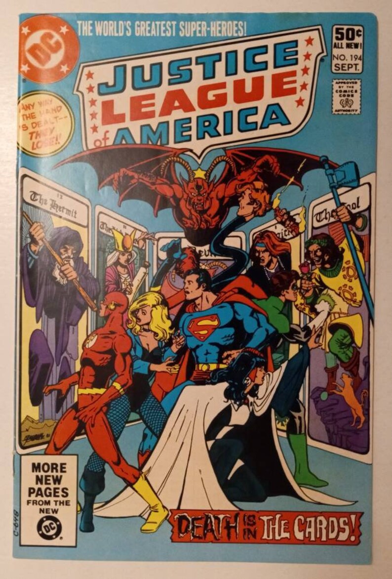 JLA Comic Books 194 Bronze Age Comic Books / Grade Range Etsy
