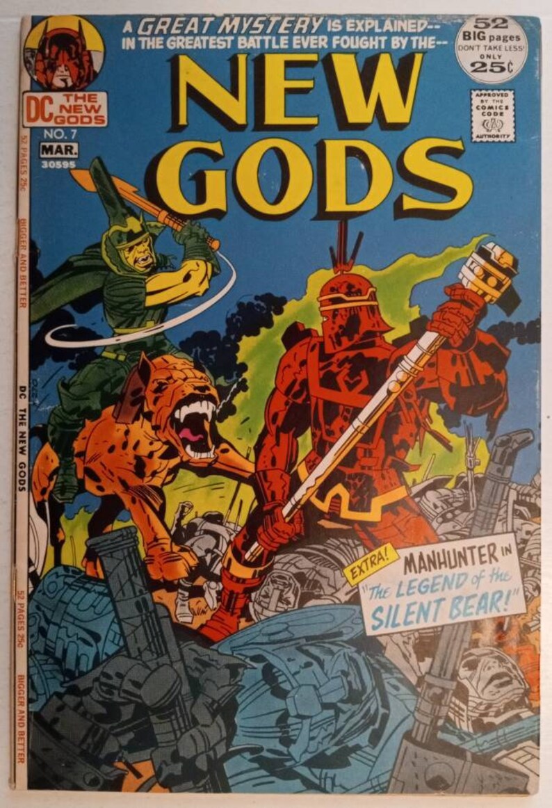 The New Gods #7 : Bronze Age Comics / Grade Range - 5.5 to 6.0 / 1st ...