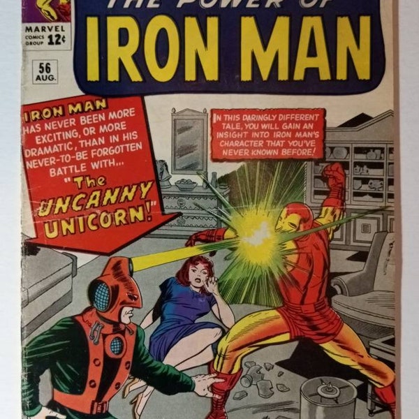 Tales of Suspense #56 : Silver Age Comic Books / Grade Range - 4.0 to 4.5 / 1st Appearance Unicorn