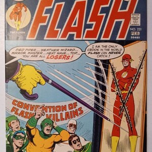 The Flash #231: stripverhalen uit de bronstijd / cijferbereik: 6,0 tot 7,0 / GL-back-upverhaal