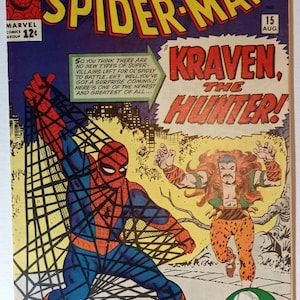 The Amazing Spider-Man #15; Zilverleeftijd/kwaliteitsbereik: 8,5 / 1e keer Kraven