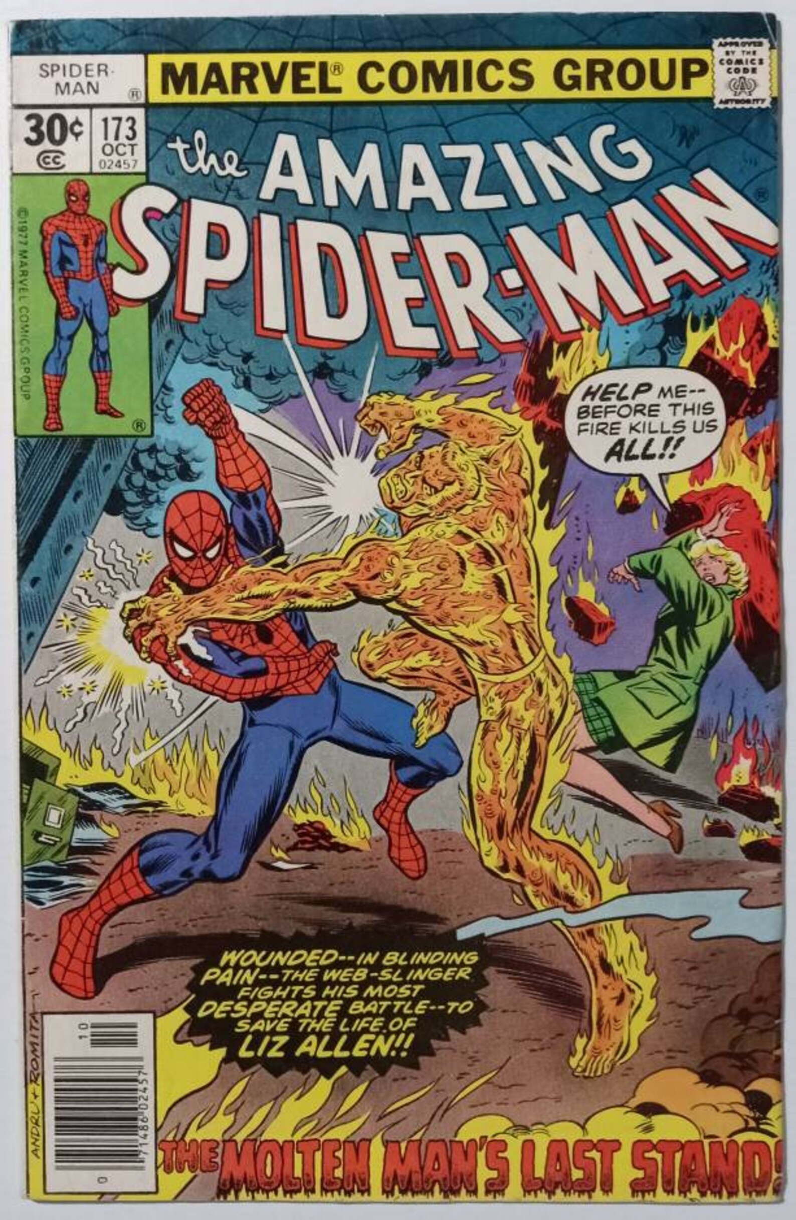 The Amazing Spider-man 173 / Grade Range 6.5 to 7.0 - Etsy