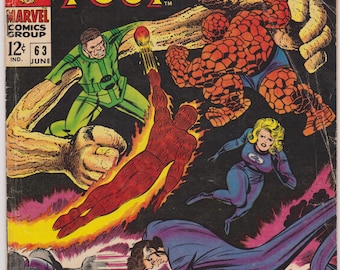 Fantastic Four #63 : Silver Age / Grade Range - 4.0