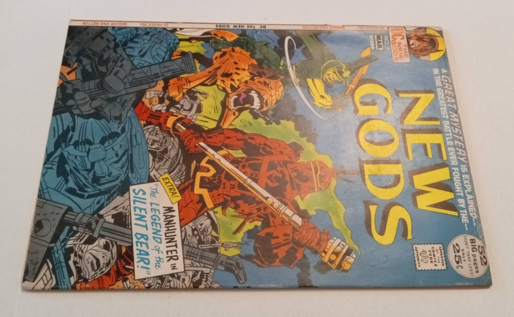 The New Gods #7 : Bronze Age Comics / Grade Range - 5.5 to 6.0 / 1st ...