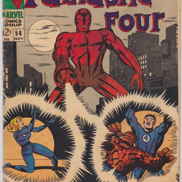 Fantastic Four #56 : Silver Age / Grade Range - 3.5 to 4.0