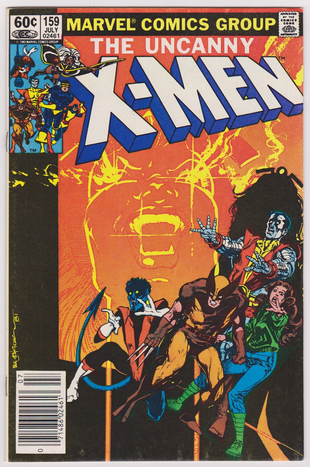 The Uncanny Xmen 159 Bronze Age Comics / Grade Range 8.5 to 9.0 Etsy