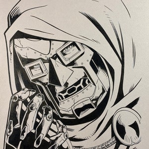 Doctor Doom - Original Art - 8.5x11