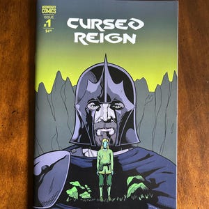 Cursed Reign Issue 1 - Original Fantasy Comic Book - Indie Comic - High Fantasy - Sword and Sorcery - Comic Book - Magic - Monsters - Epic