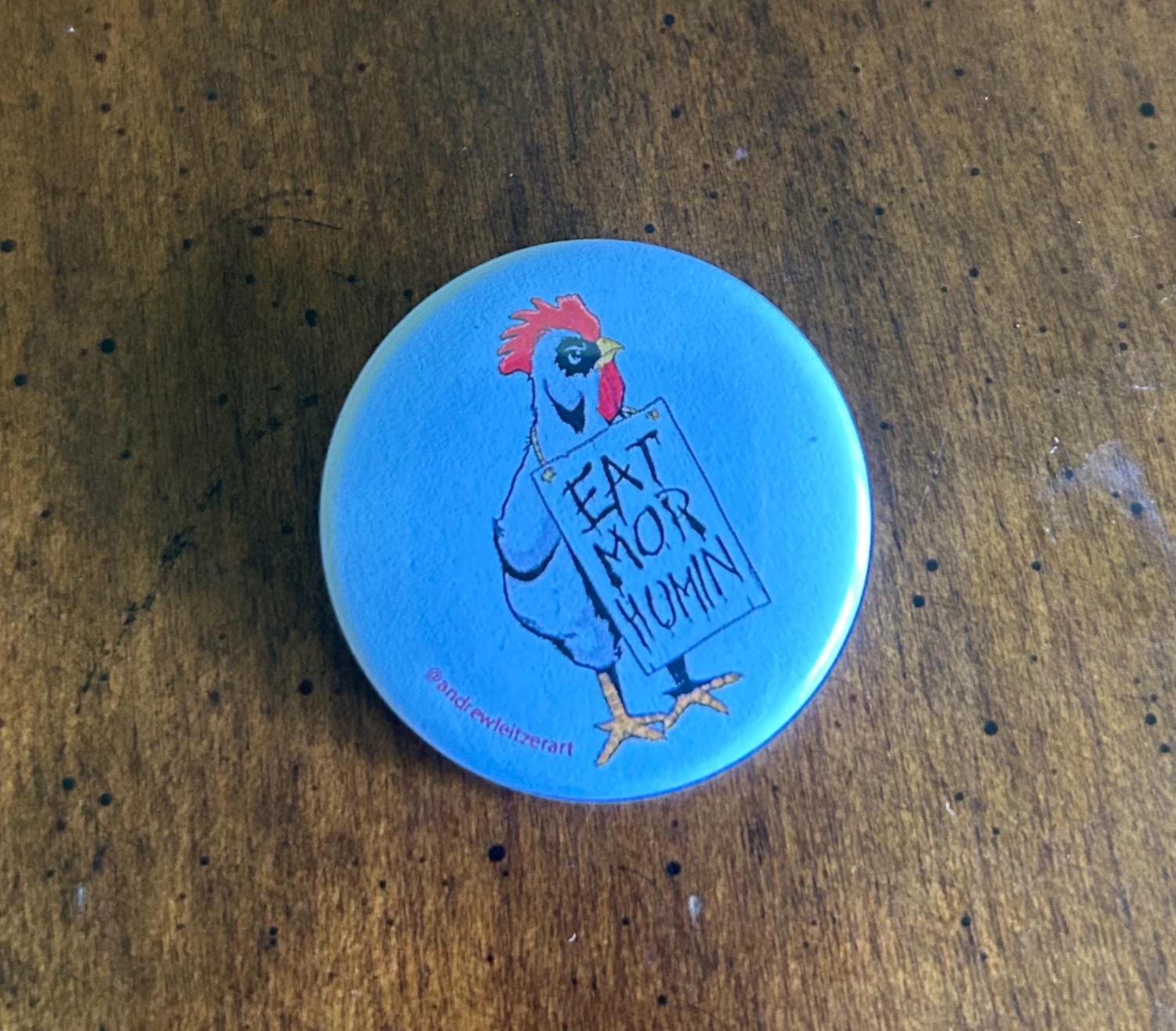 Human Button Eat Mor Human Button - Etsy
