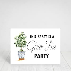 Gluten Free Food Sign