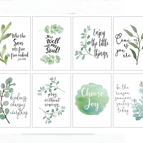 Bible Verse Cards Printable - Etsy