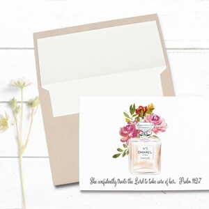 flower card printable digital download