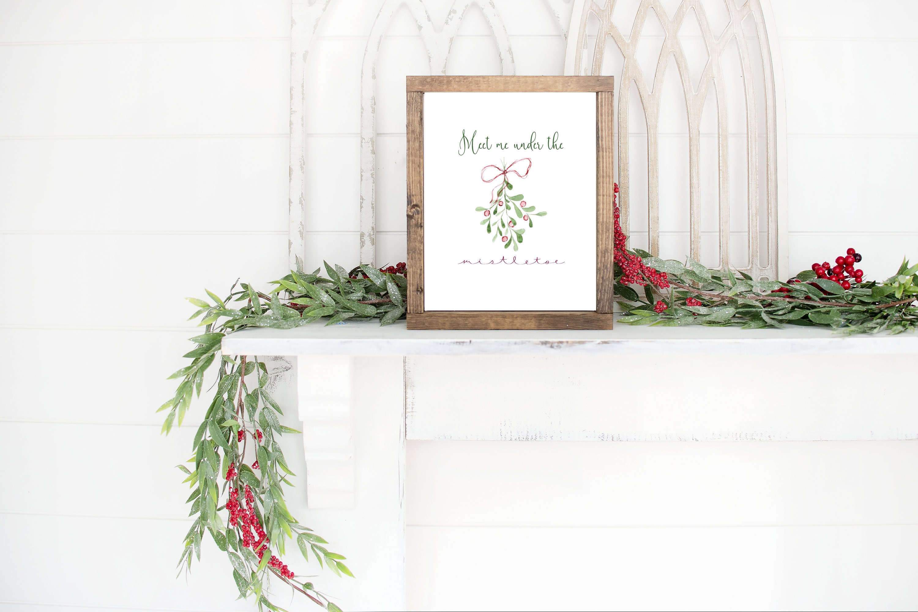 Christmas Wall Art Holiday Print Christmas Home Decor  Etsy