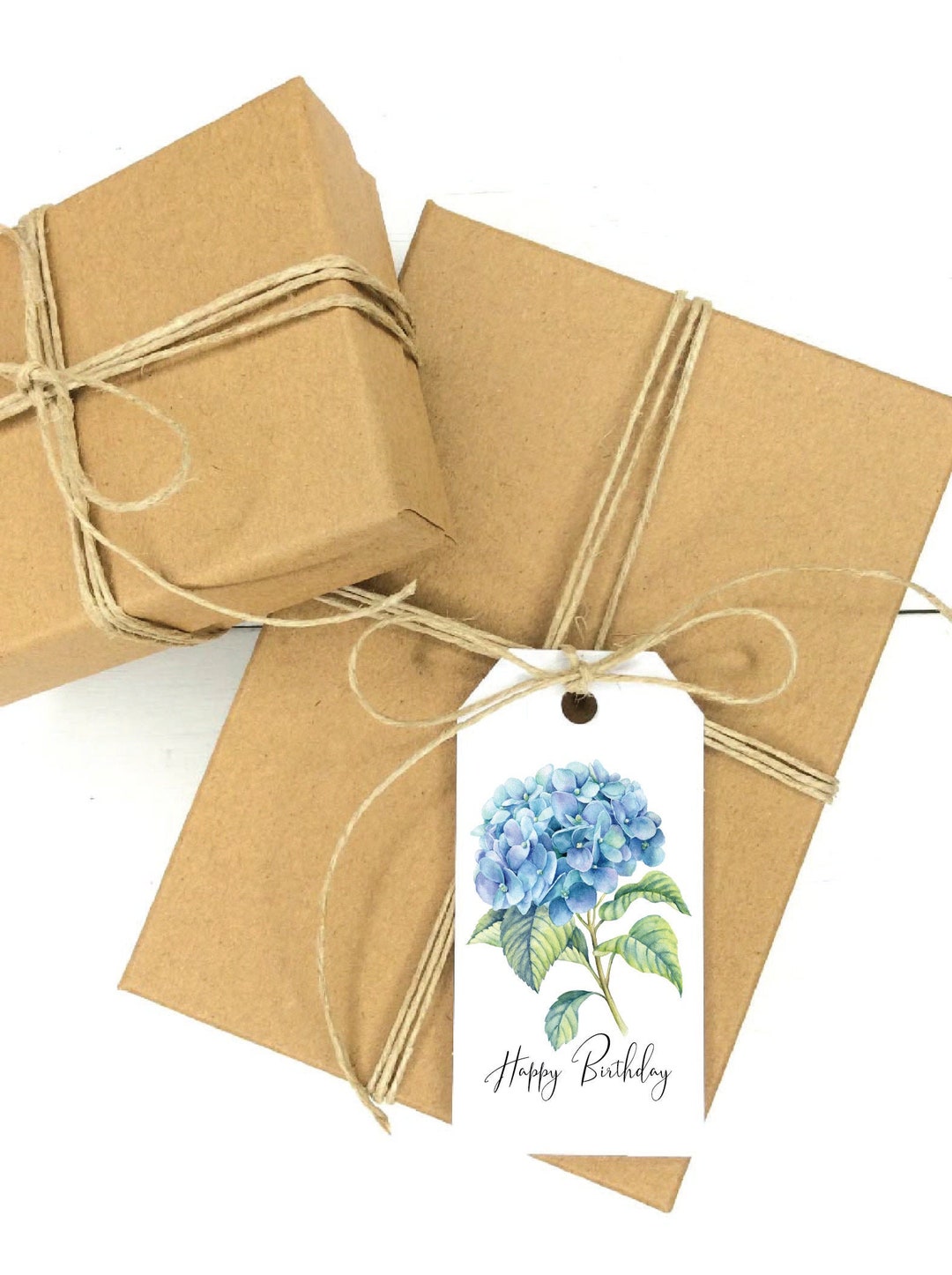 Birthday Card Gift Bag Tag Printable Download Etsy