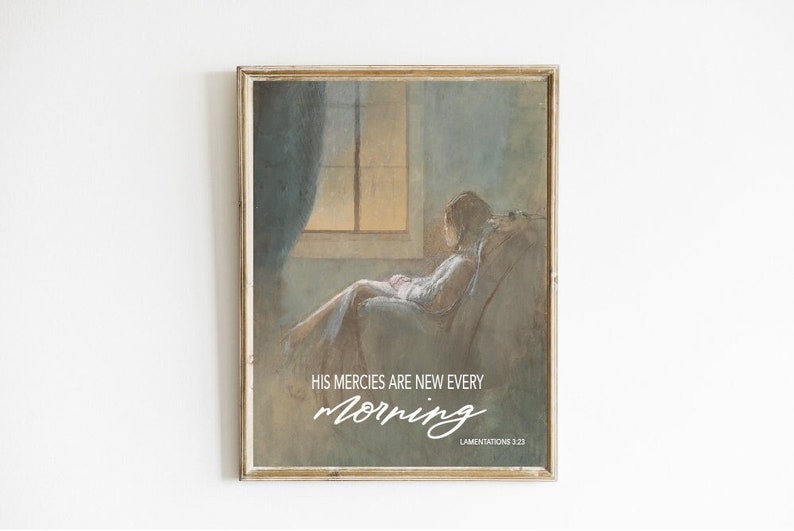 French Country Farmhouse Printable, Instant Download Scripture Wall Art ...