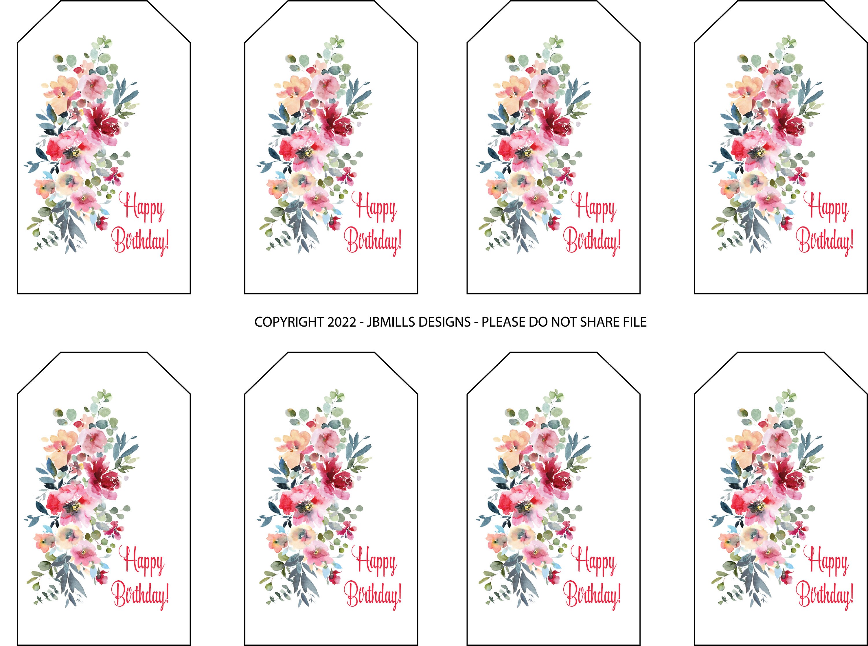 Bible Verse Gift Tag Printable - Etsy