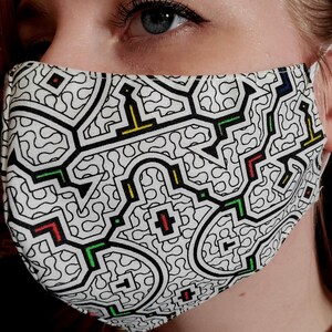 Icaro shipibo face mask
