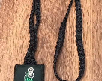 Scapular of St. Jude Black Color