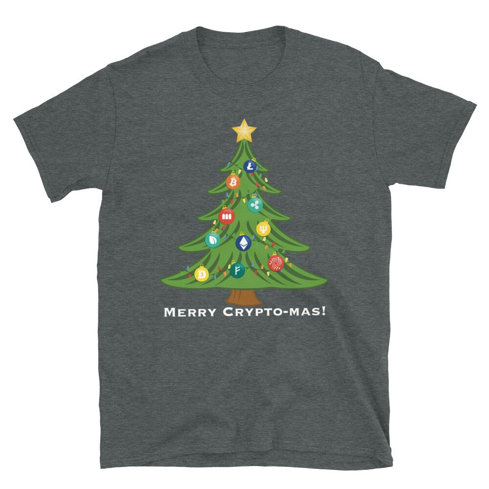 Christmas Crypto T-shirt | Merry Crypto-mas! Crypto Christmas Tree | Funny  Crypto Shirt | Gift for Cryptocurrency Lover - Etsy