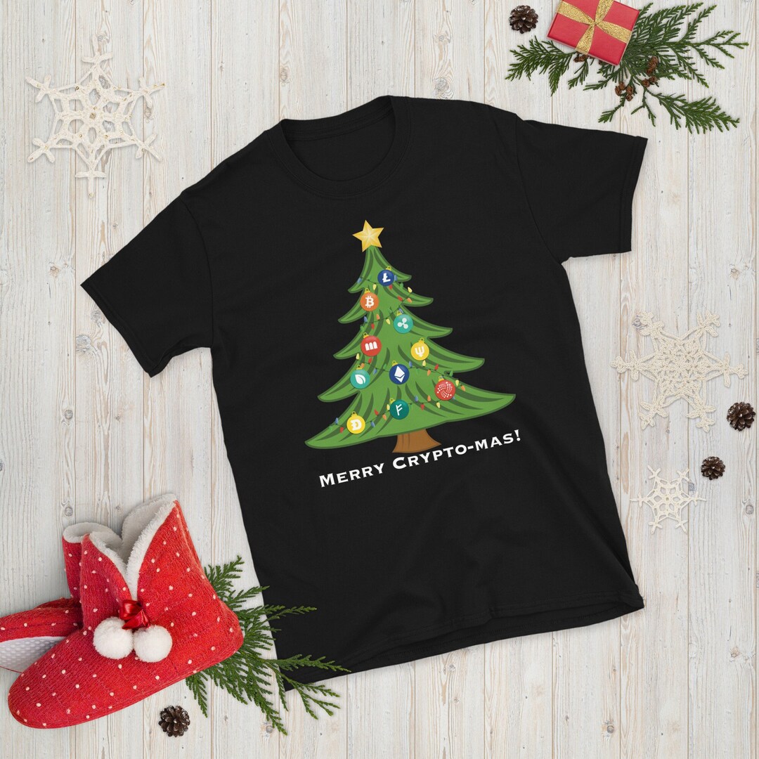 Christmas Crypto T-shirt | Merry Crypto-mas! Crypto Christmas Tree | Funny  Crypto Shirt | Gift for Cryptocurrency Lover - Etsy