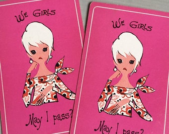 Girls trading cards | Etsy