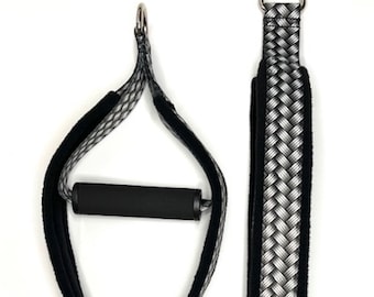 Pilates straps for reformer,  pilates loop with handle straps, pilates reformer strap, pilates loops with handles