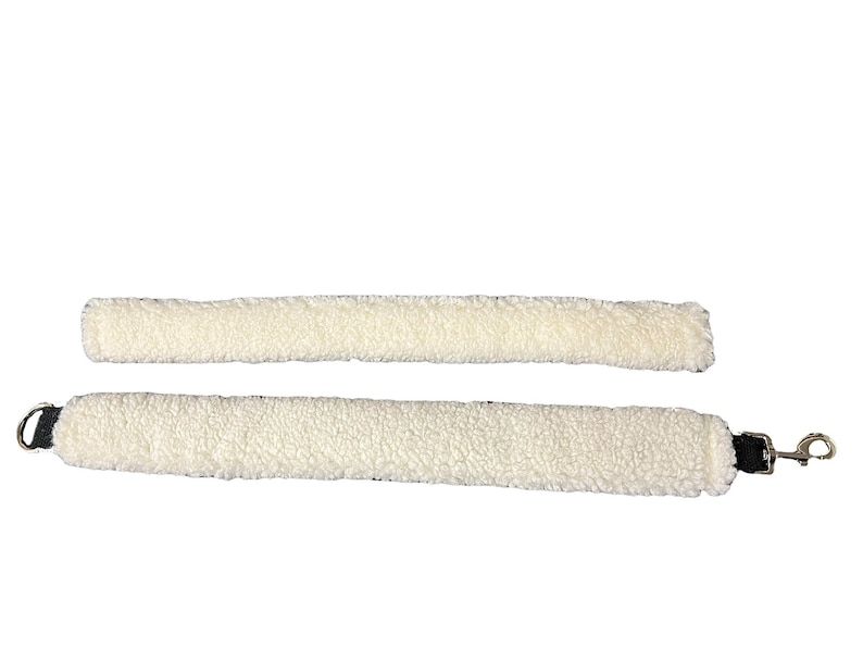 Pilates straps fuzzies, pilates foot strap fuzzies, pilates faux fuzzies, faux fuzzies, fuzzies