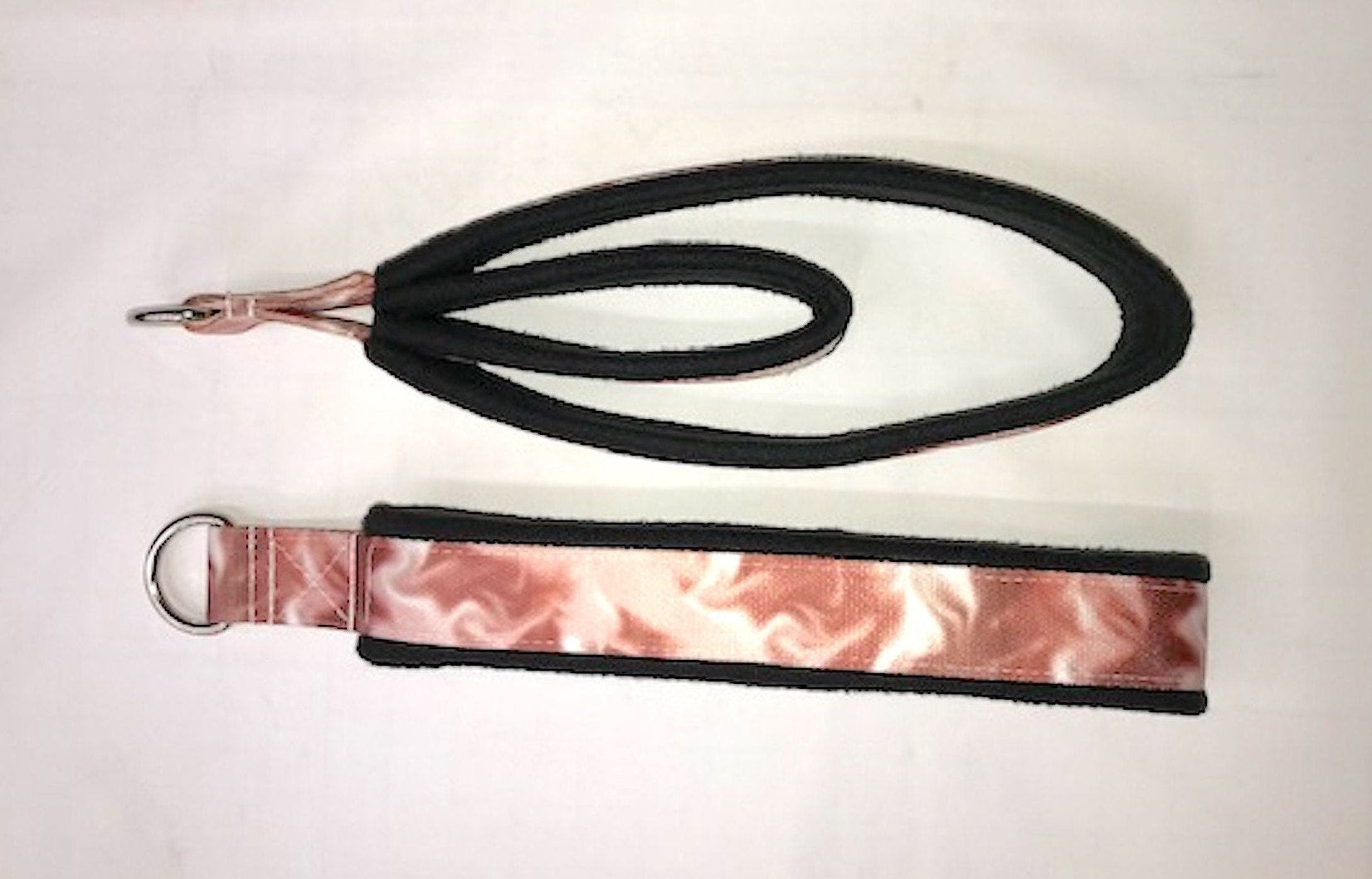 Pilates Double Loop Padded Straps, Reformer Straps, Pilates Straps, Pilates  Reformer Straps, Pilates Foot Straps, red Smoke Pattern 