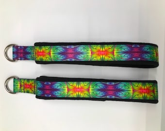 Correas personales de Pilates, correas reformadoras de pilates, correas acolchadas de doble lazo de Pilates, correas acolchadas dobles de lazo reformador, patrón Alien Skin