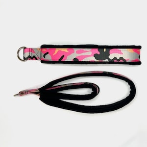 Pilates double loop padded straps, pilates straps, reformer straps, pilates foot straps, personal pilates straps,  "Pink Camo" pattern