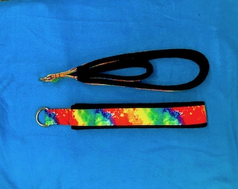 Pilates straps, pilates reformer straps, Pilates double loop padded straps, reformer straps, pilates foot straps,  "Tie Dye" Pattern