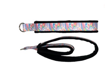 Pilates double loop padded straps, pilates straps, reformer straps, pilates foot straps, "Holofoil" pattern