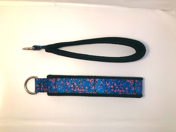 pilates single loop padded straps, reformer straps, pilates reformer,  pilates hand straps, reformer hand straps, Cherry Blossom pattern